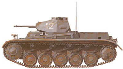 Picture of a Panzerkampfwagen 2
