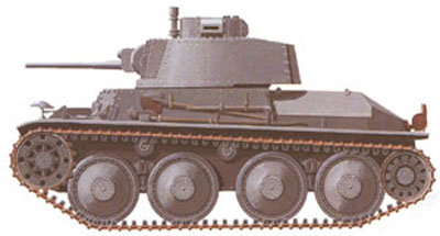Picture of a Panzerkampfwagen 38(t)
